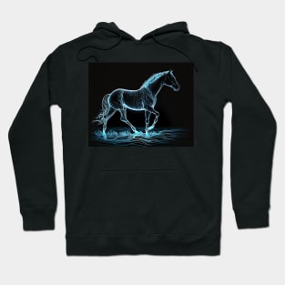 Ice Horse Walking Hoodie